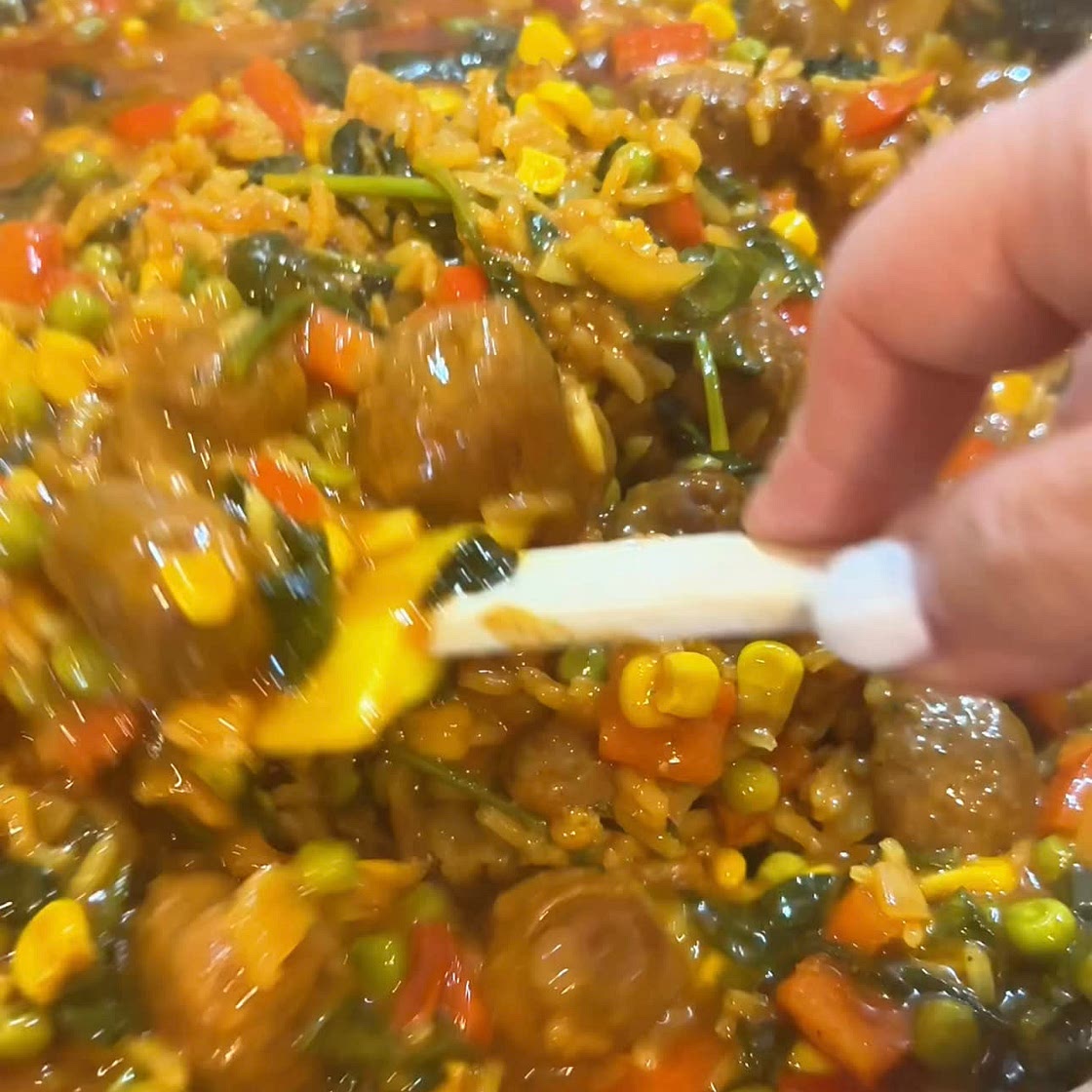 One pan curry sausages