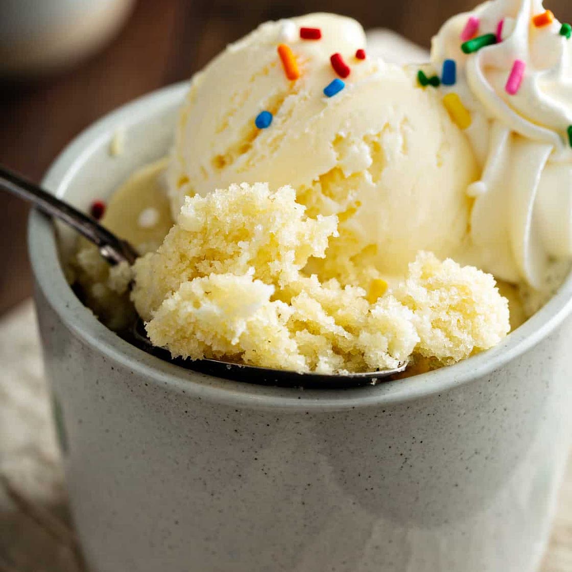 Vanilla Mug Cake Recipe