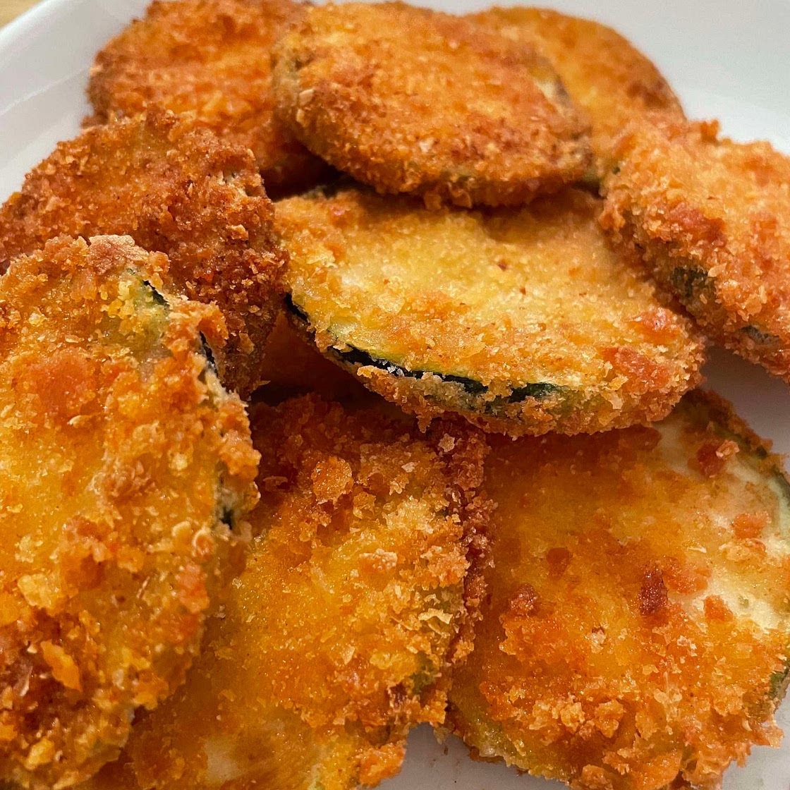 Panierte Zucchini