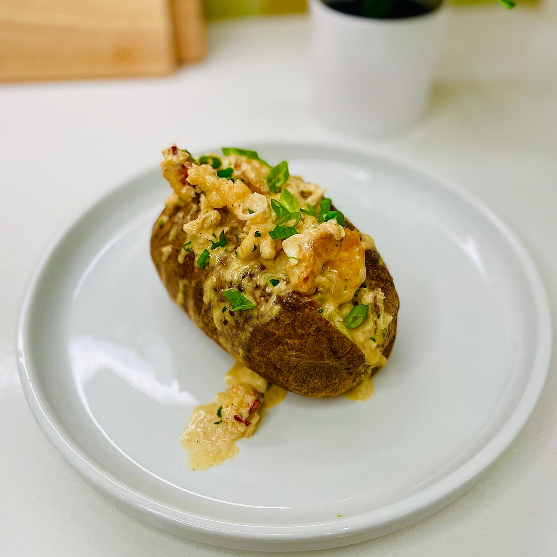 Seafood Baked Potato 