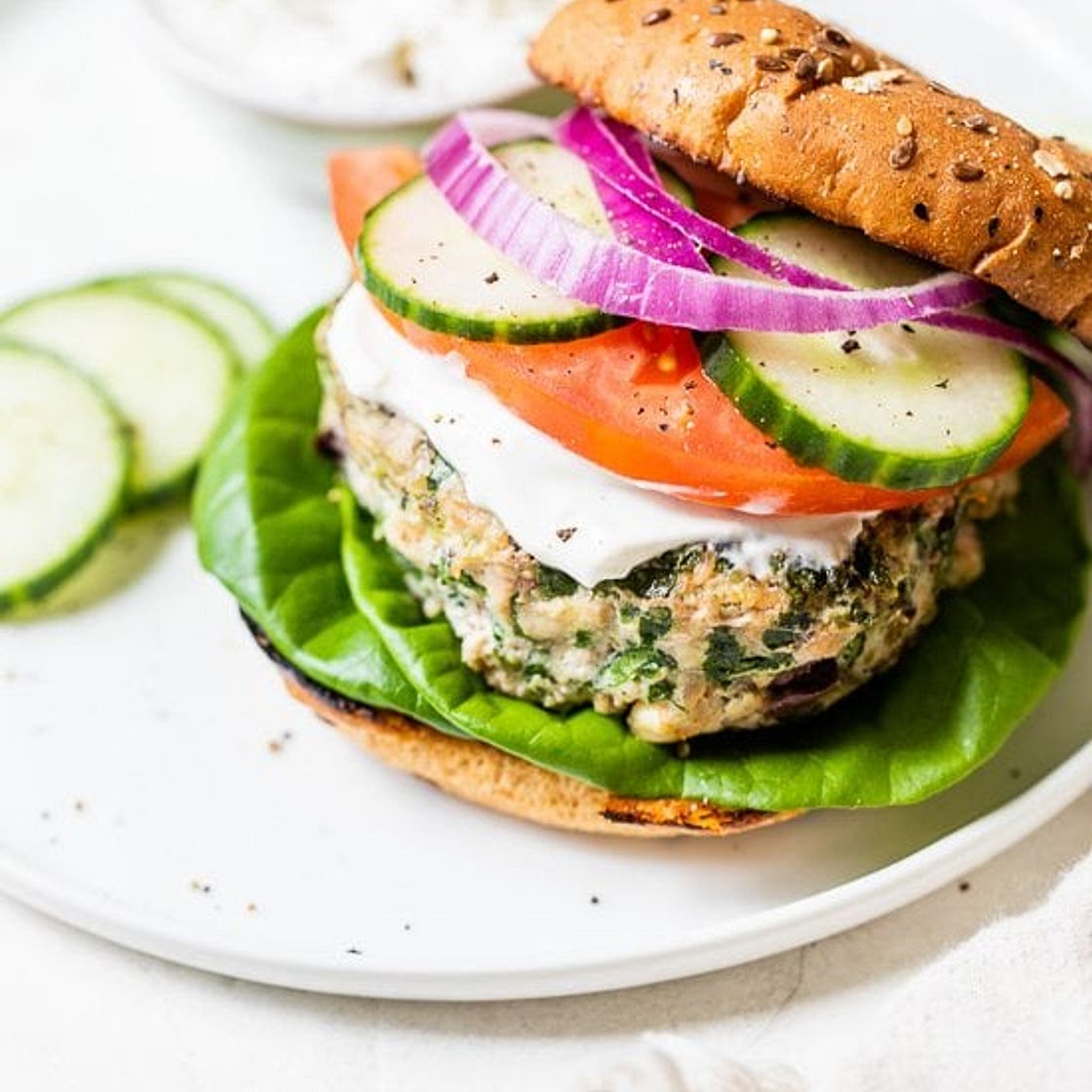 Greek Turkey Burgers