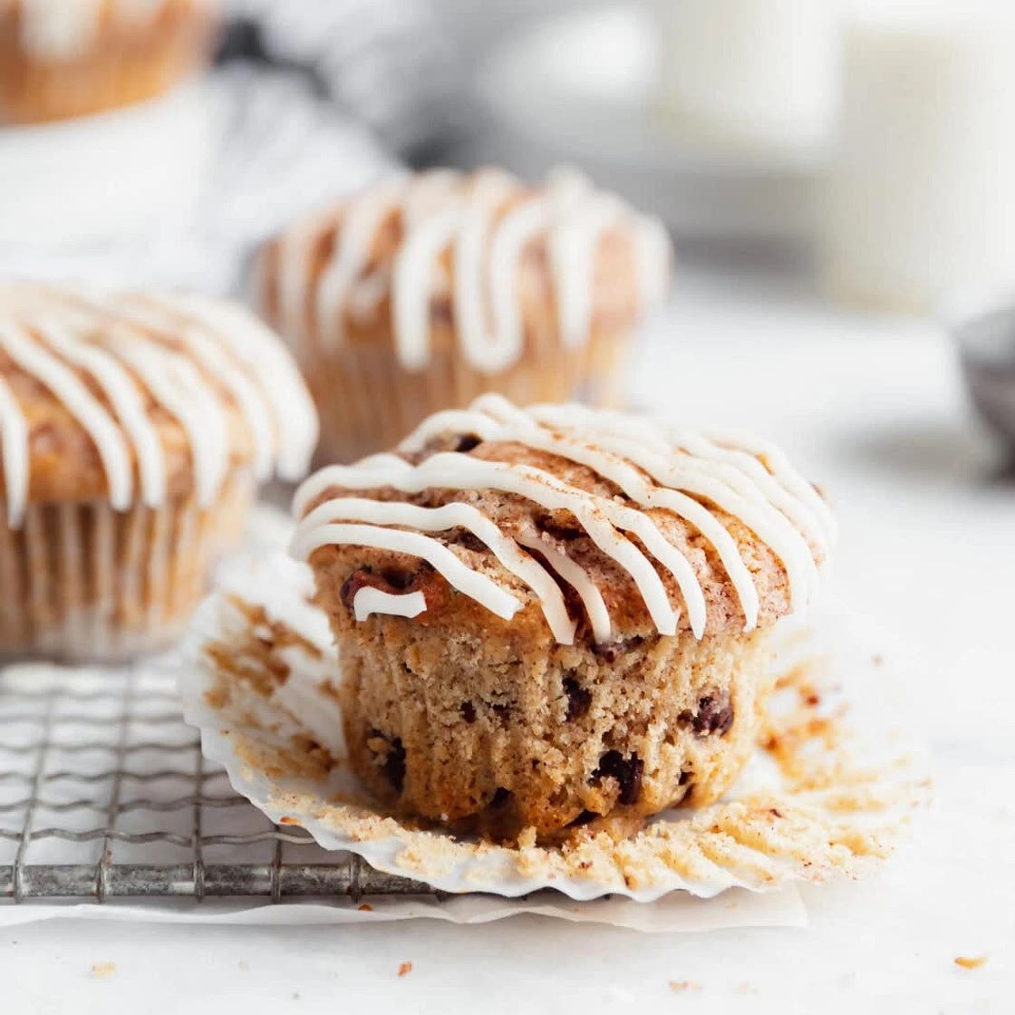 Cinnamon chocolate chip muffins 