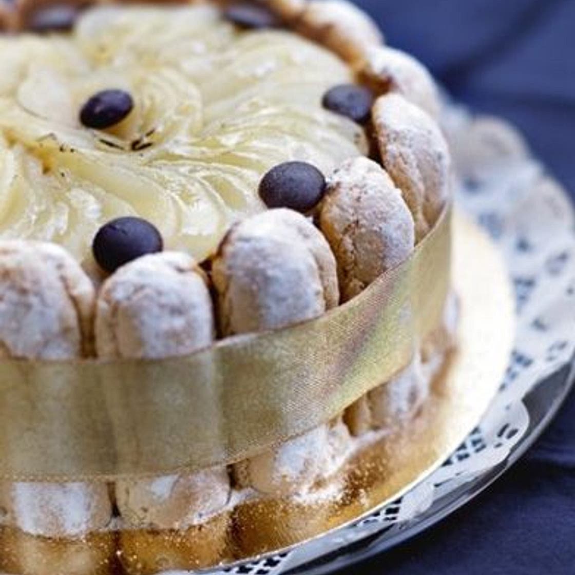 Charlotte aux poires et chocolat