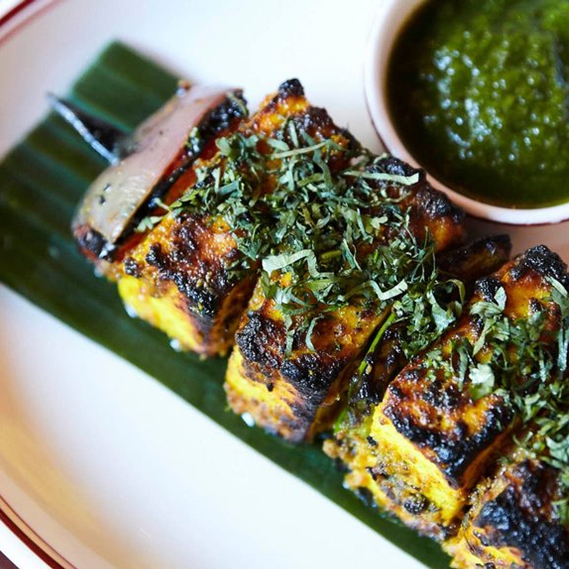 Achari paneer tikka
