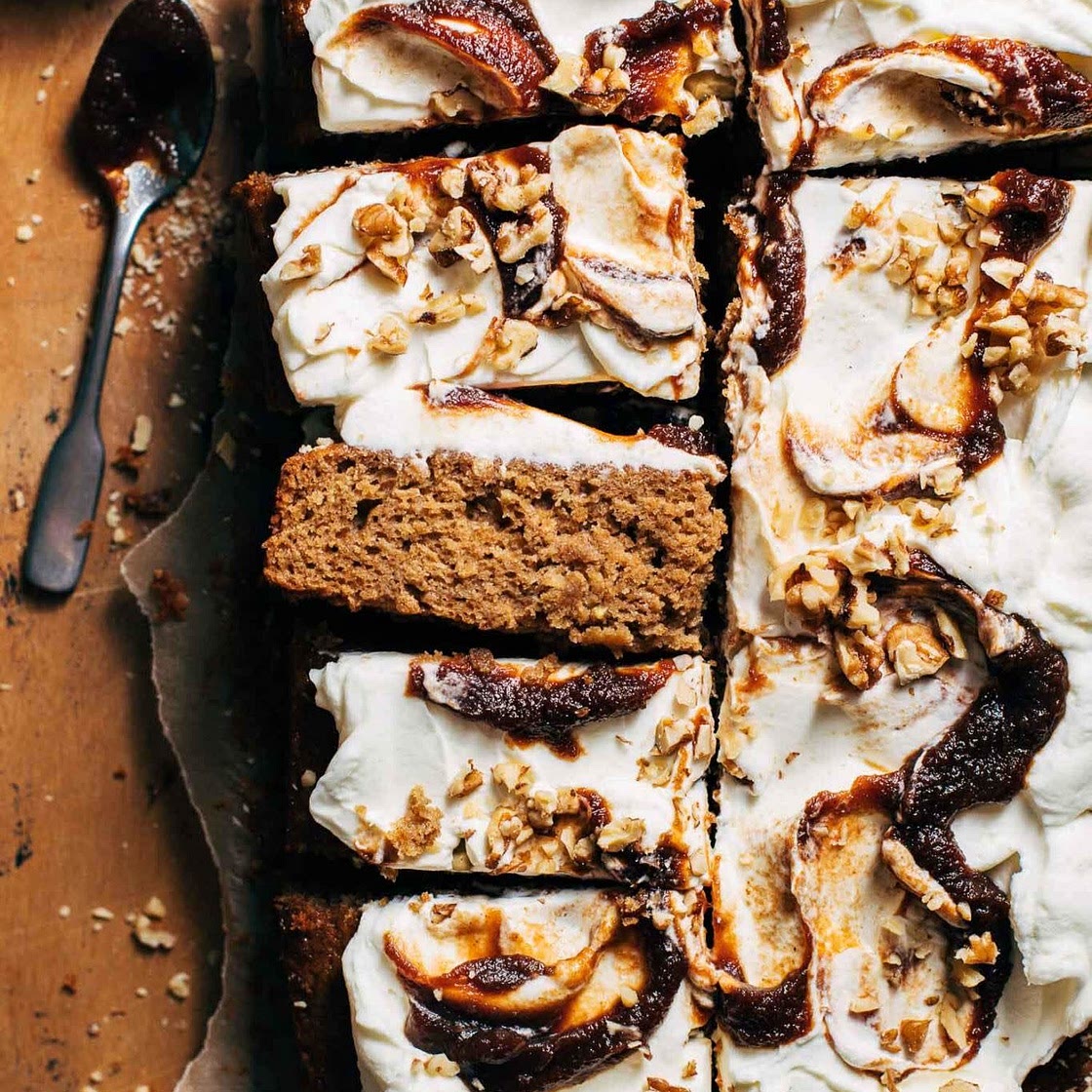 Apple butter spice cake 