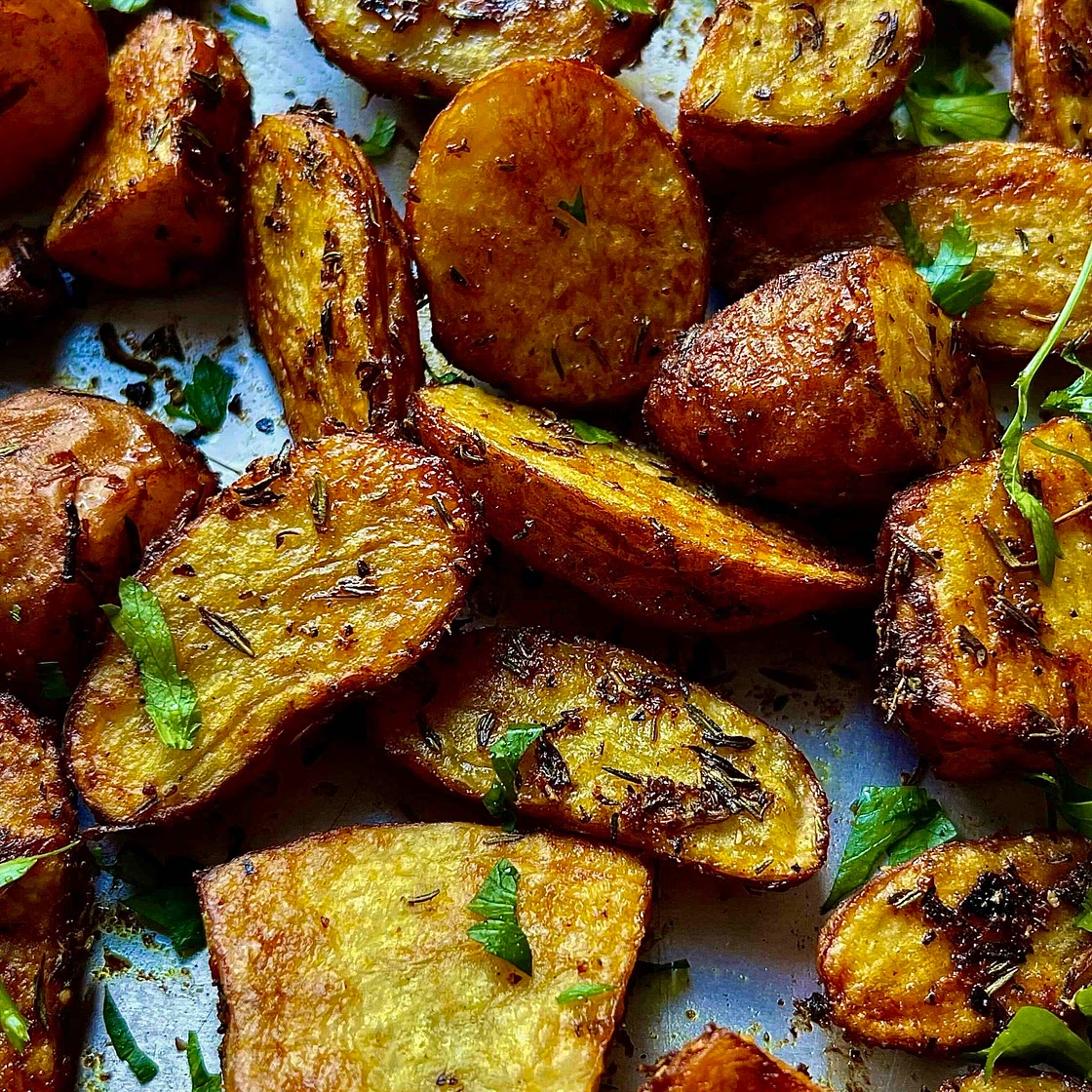 Crispy spiced Red Potatoes 