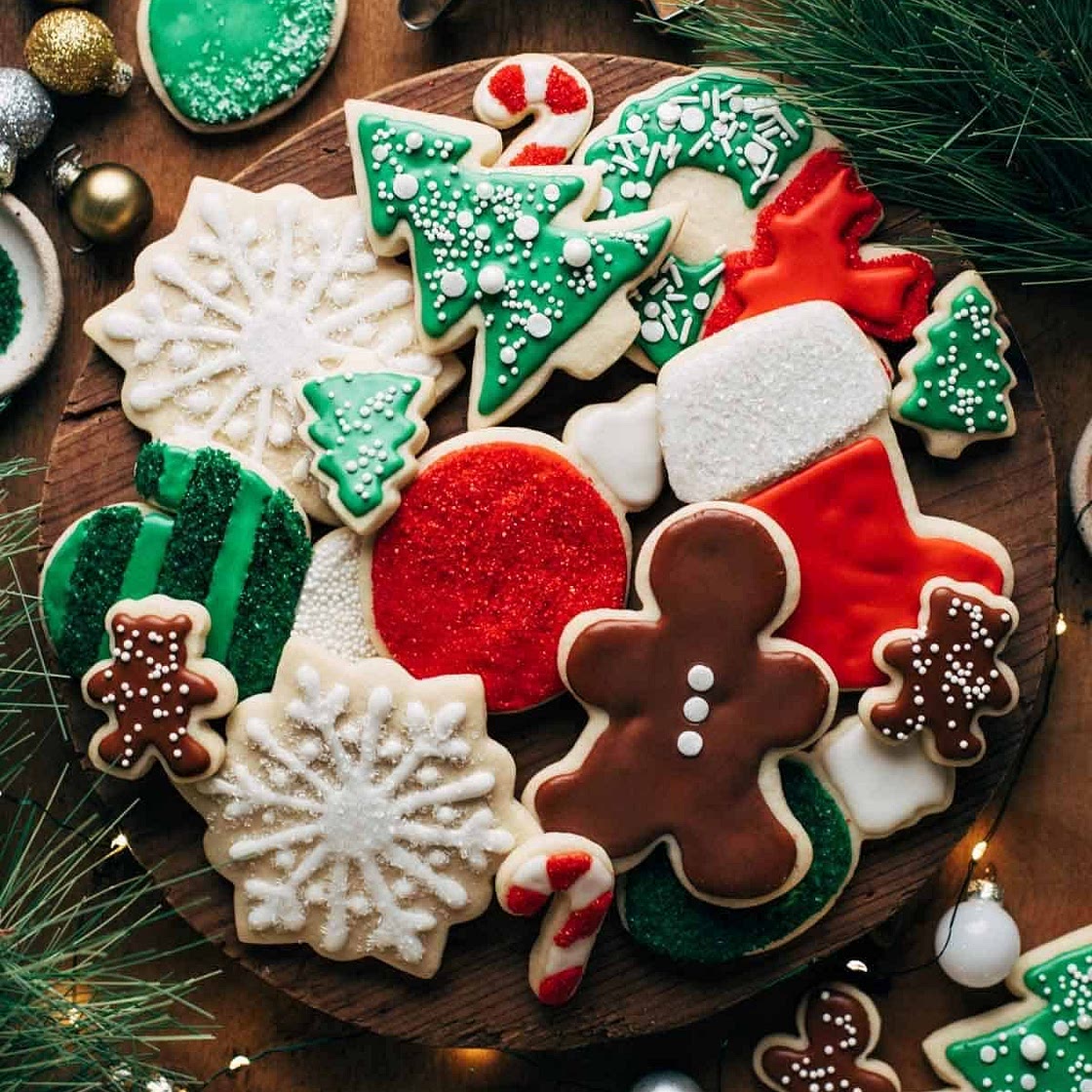 Cut out sugar cookies 