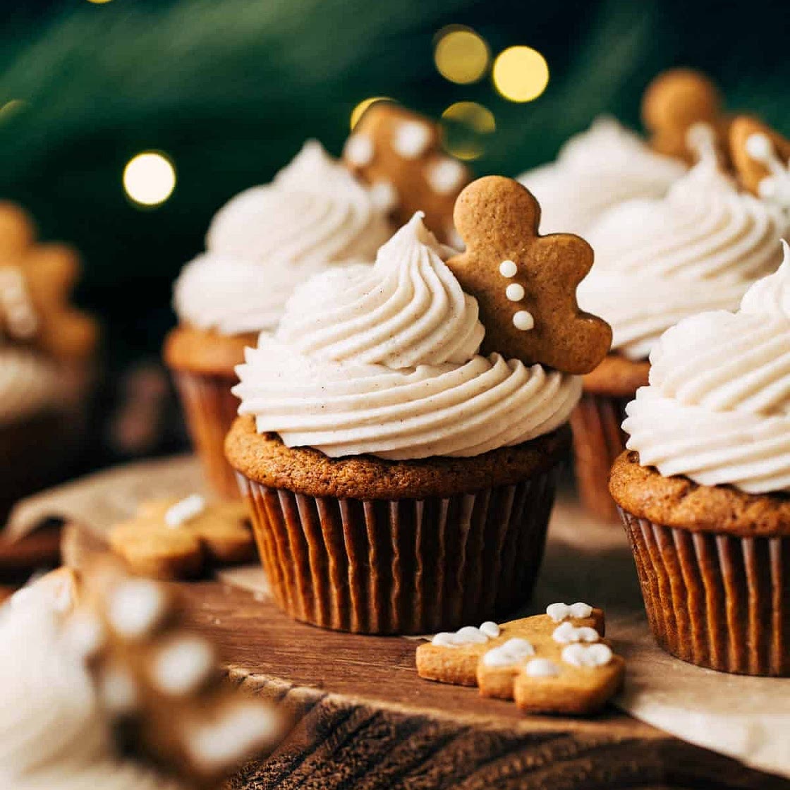 Gingerbread cupcakes 