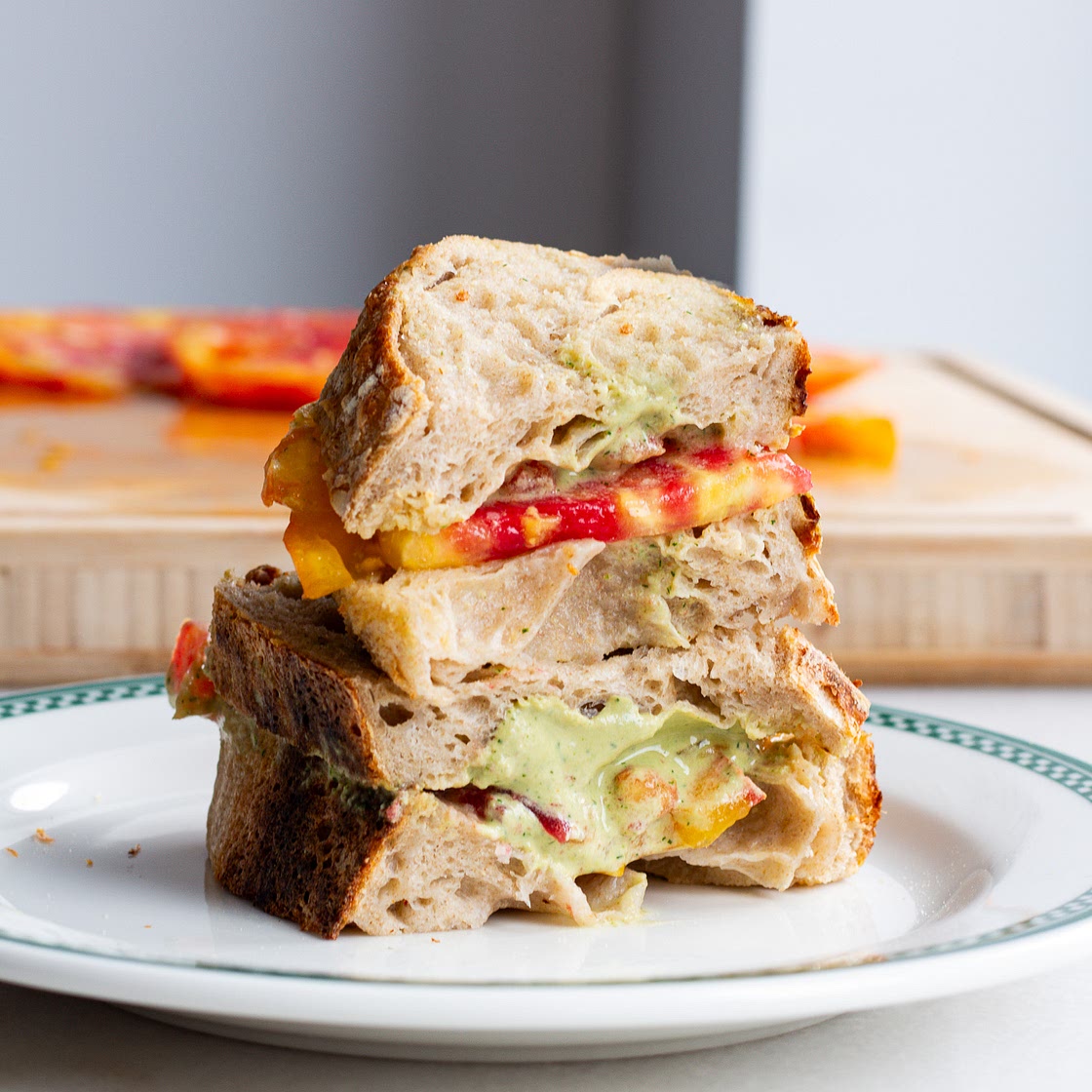 Heirloom Tomato Sandwich with Tonnato