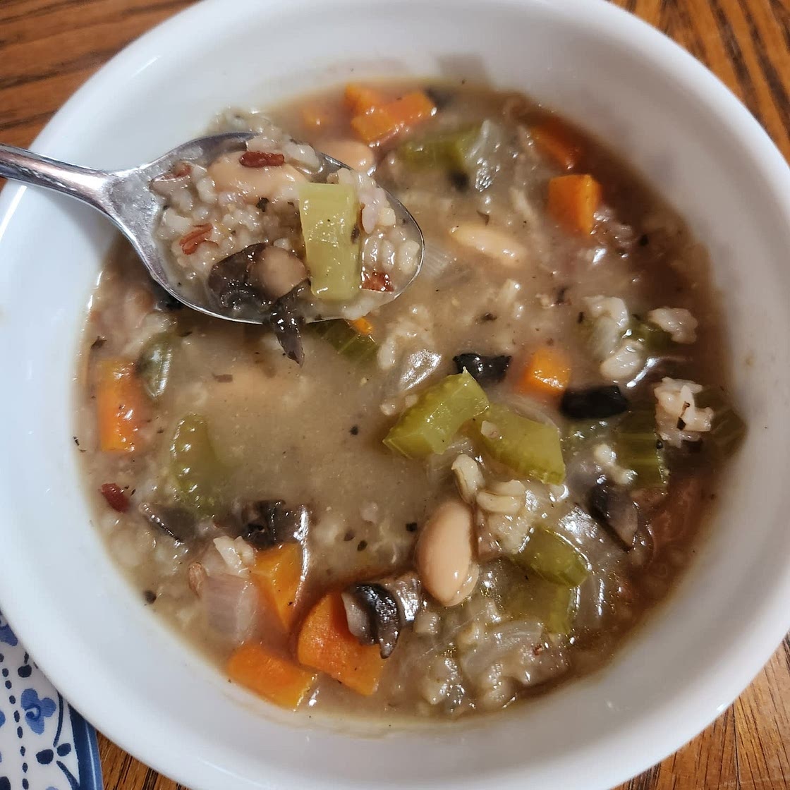Mushroom & Wild Rice Soup