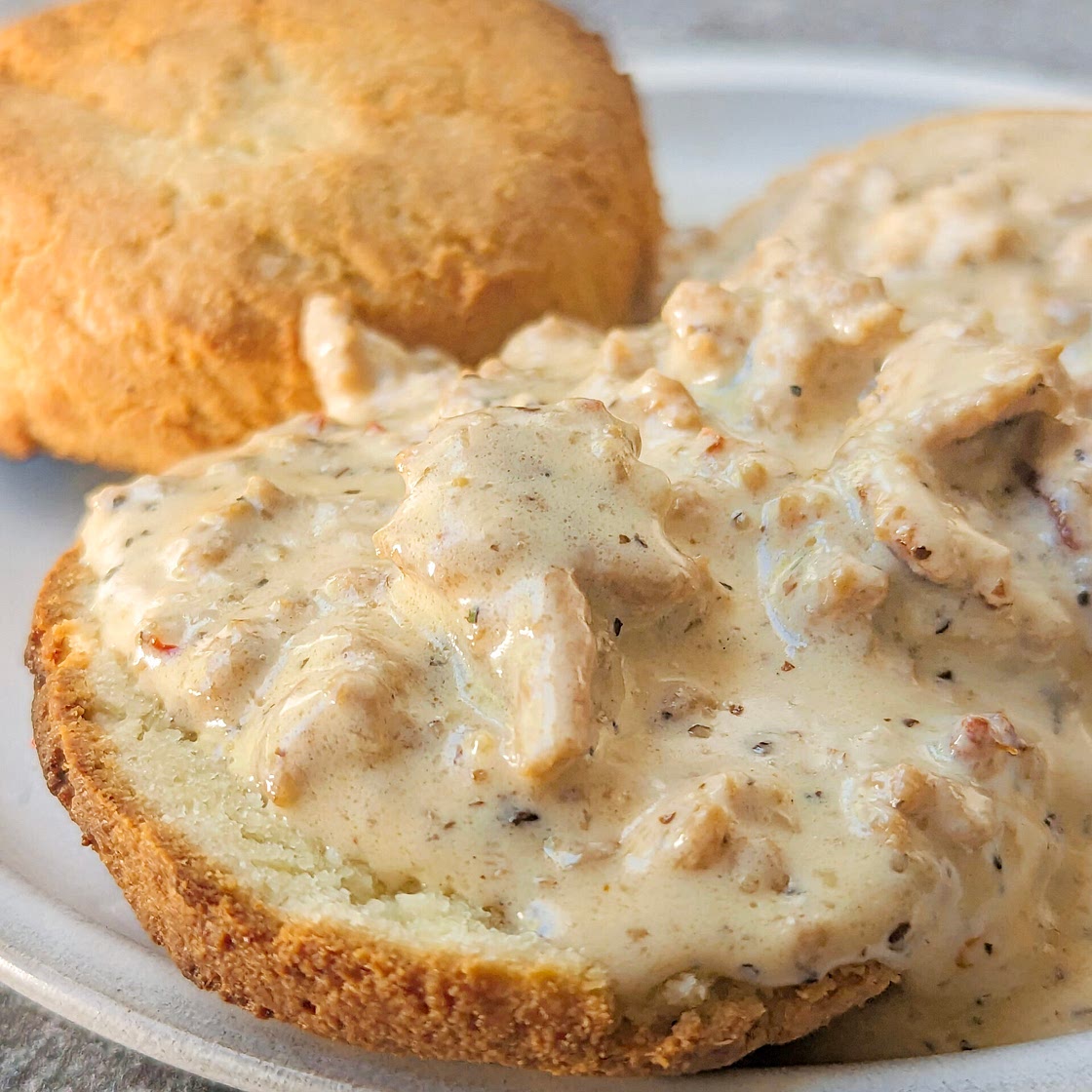 Keto Biscuits and Gravy