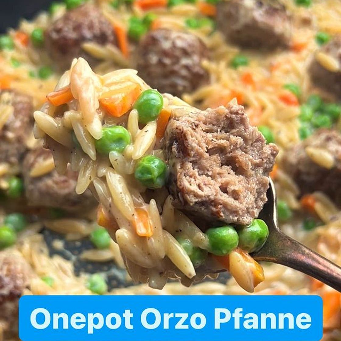 Onepot Orzo Pfanne im Wikinger Style