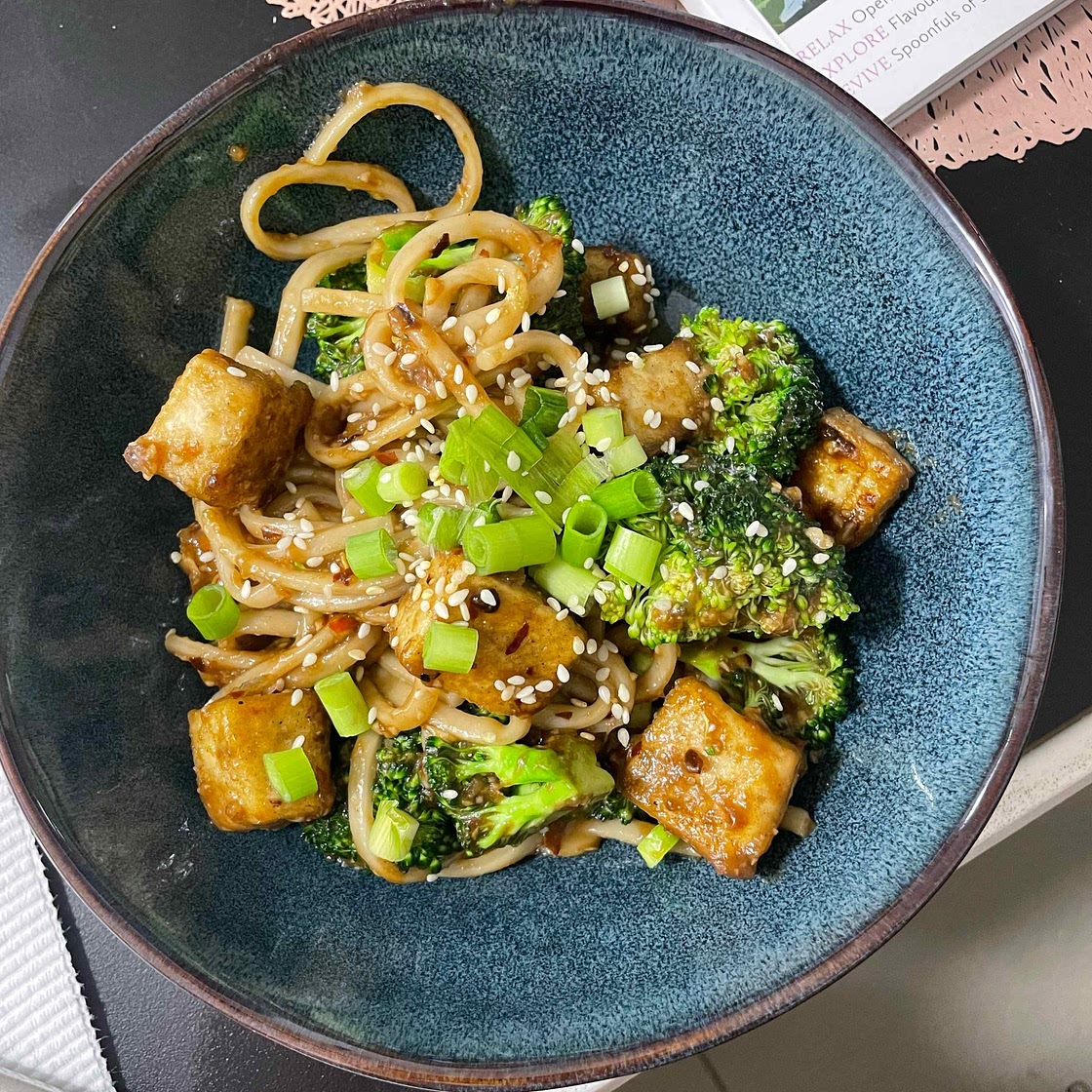 Crispy Tofu Broccoli Stir Fry