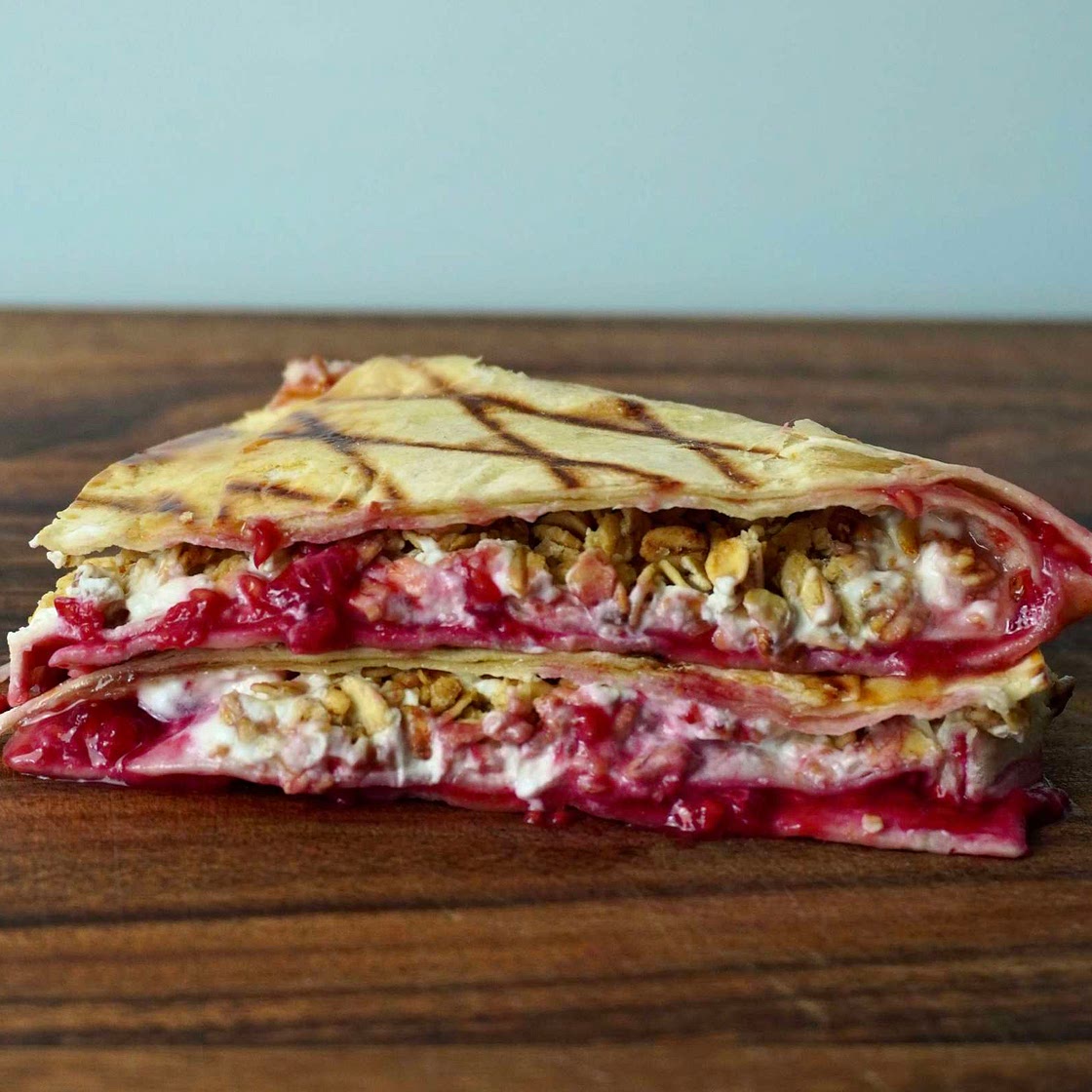 Summer raspberry wrap