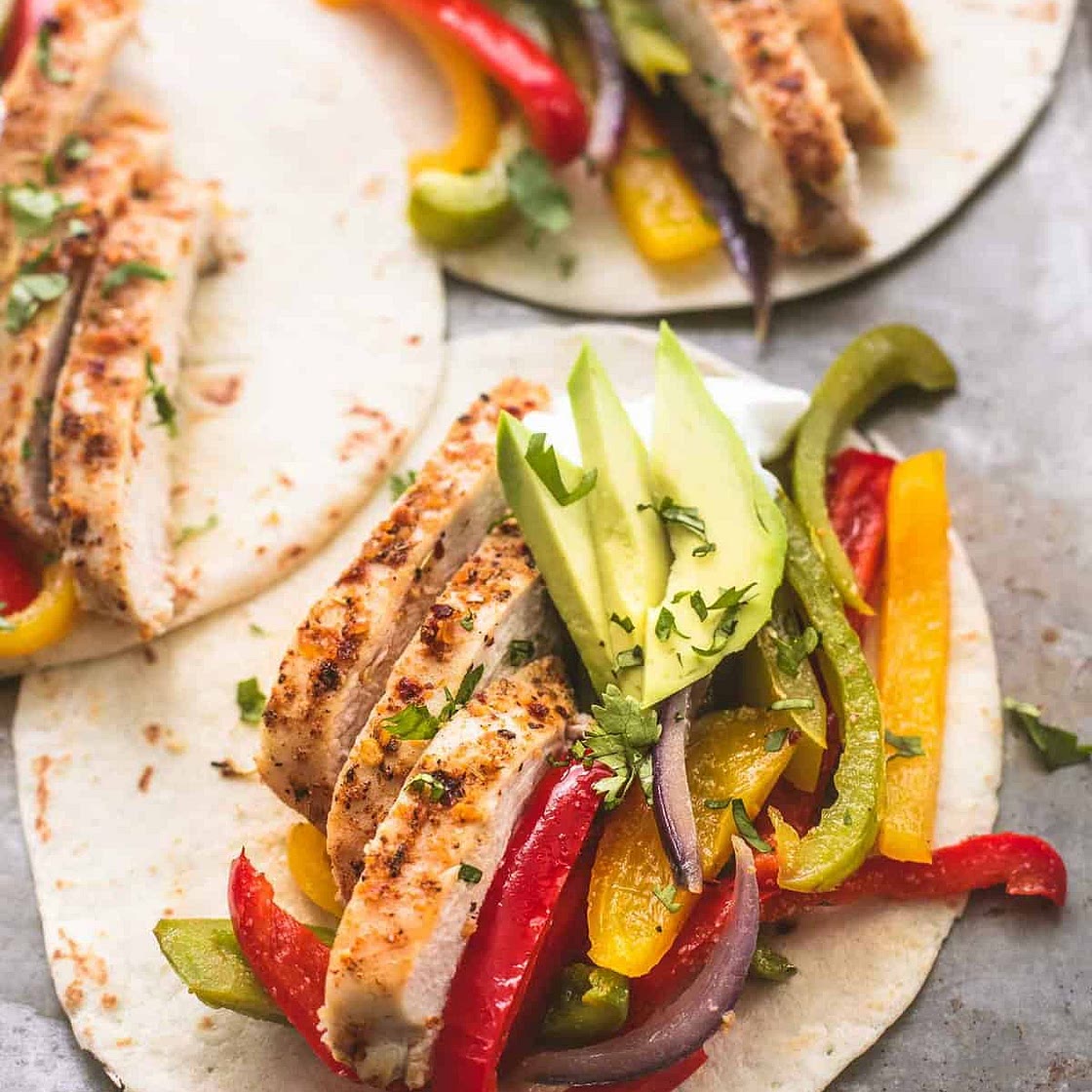 Sheet Pan Chicken Fajitas