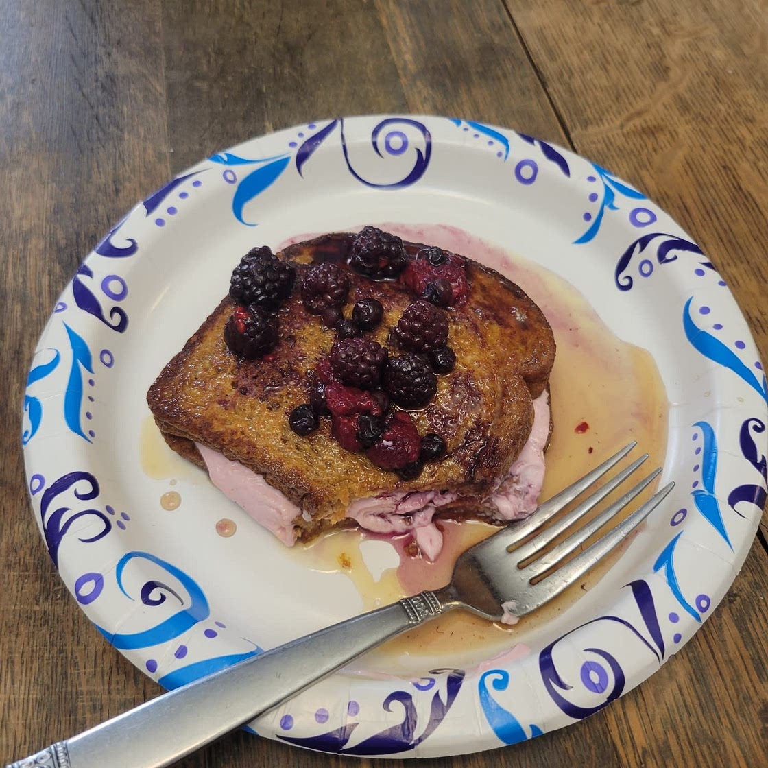 Blueberry Stuffed French Toast