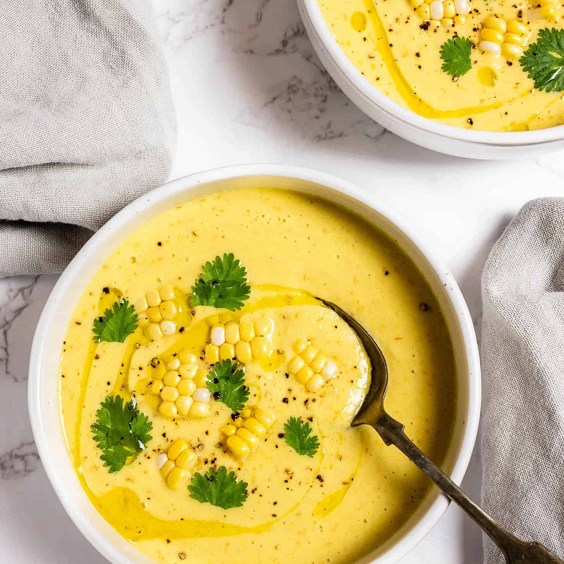 Sweet Corn Gazpacho Recipe