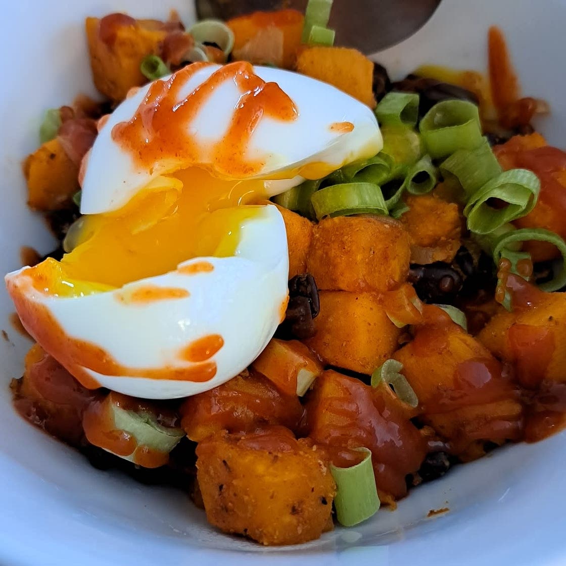 Sweet Potato Black Bean Breakfast Hash