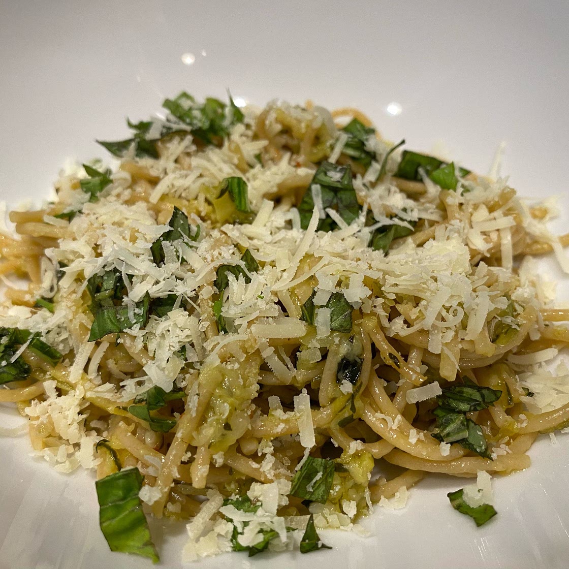 Zucchini Butter Spaghetti