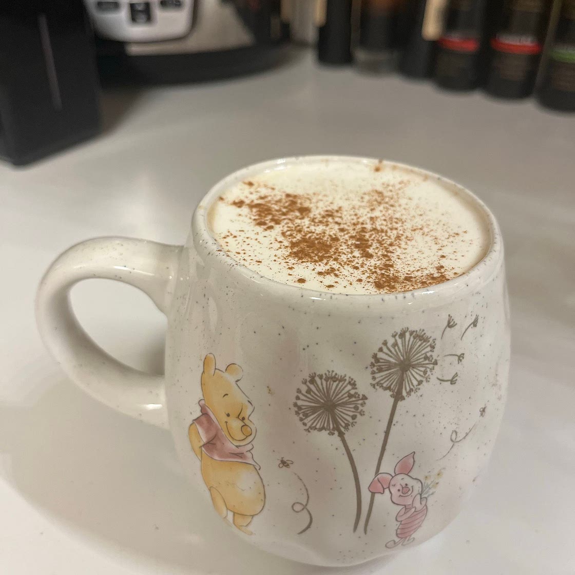 Fall is in the Air (PSL with Vanilla Sweet Cream Cold Foam)