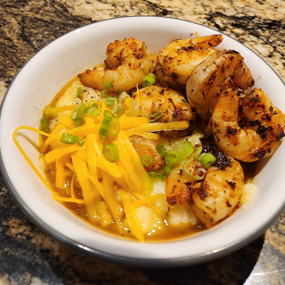 Blackened Shrimp and Grits
