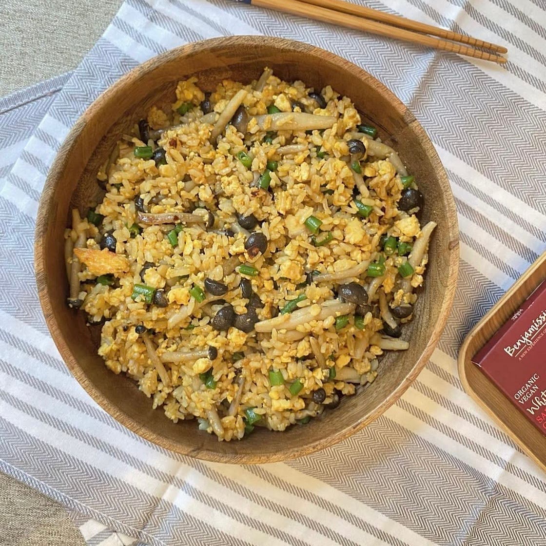 Green Bean Crispy Fried Rice Vegan