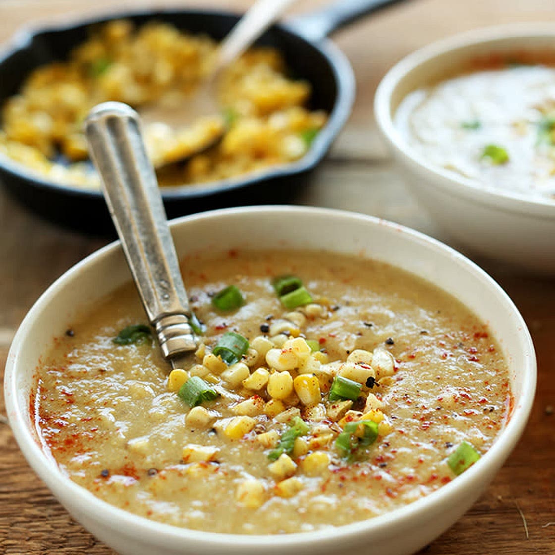 Simple Summer Corn Soup