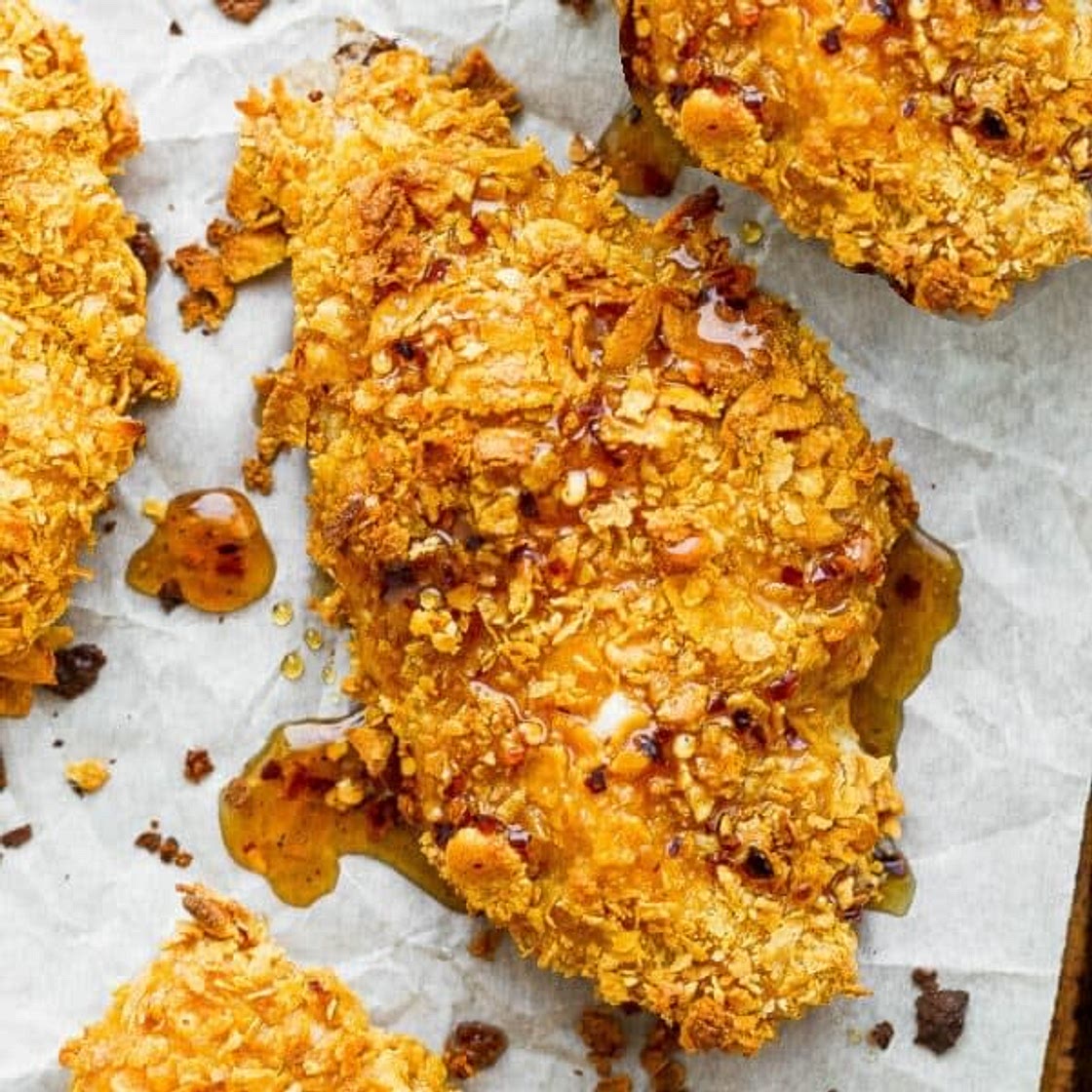 Corn Flakes Hot Honey Chicken
