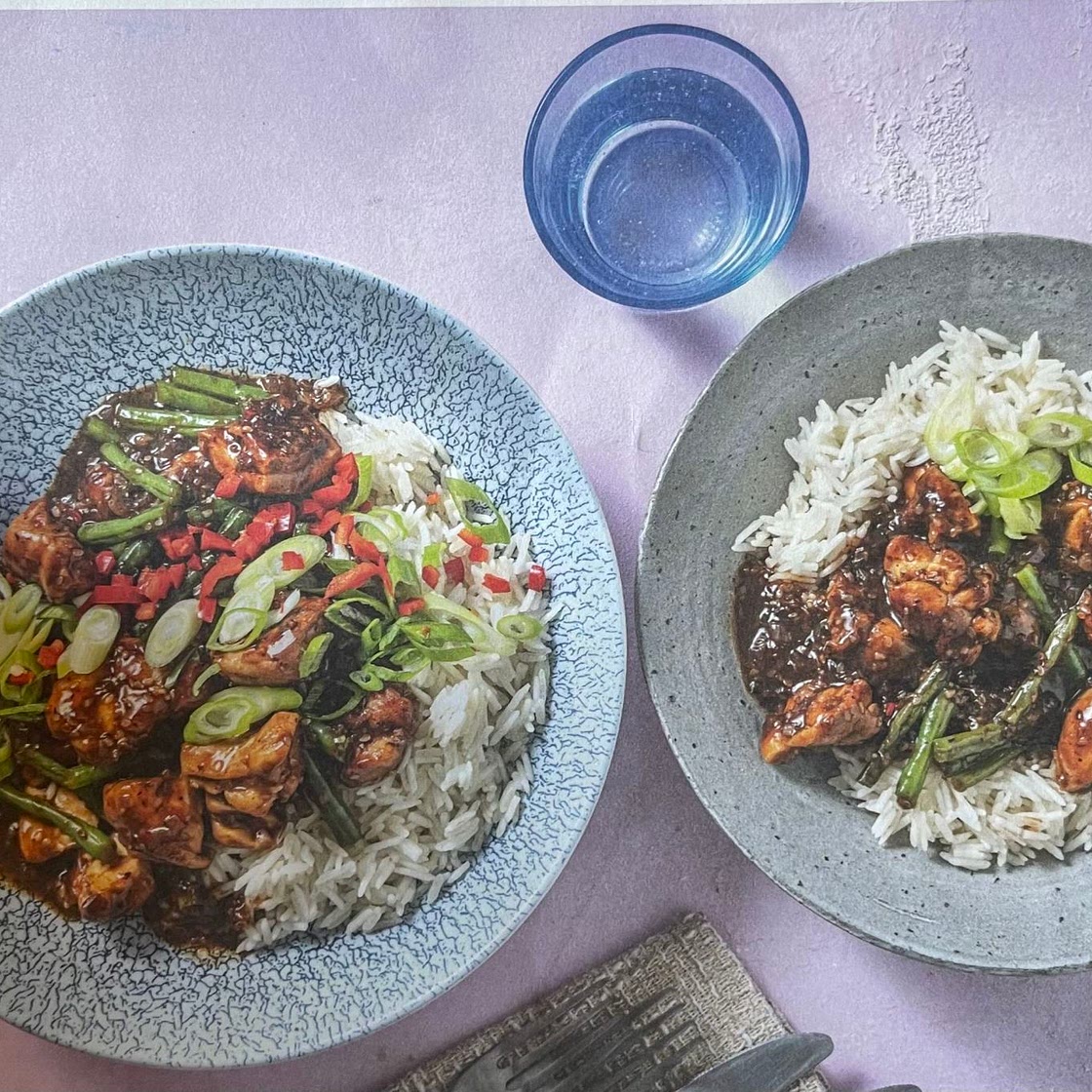 Teriyaki sesame chicken