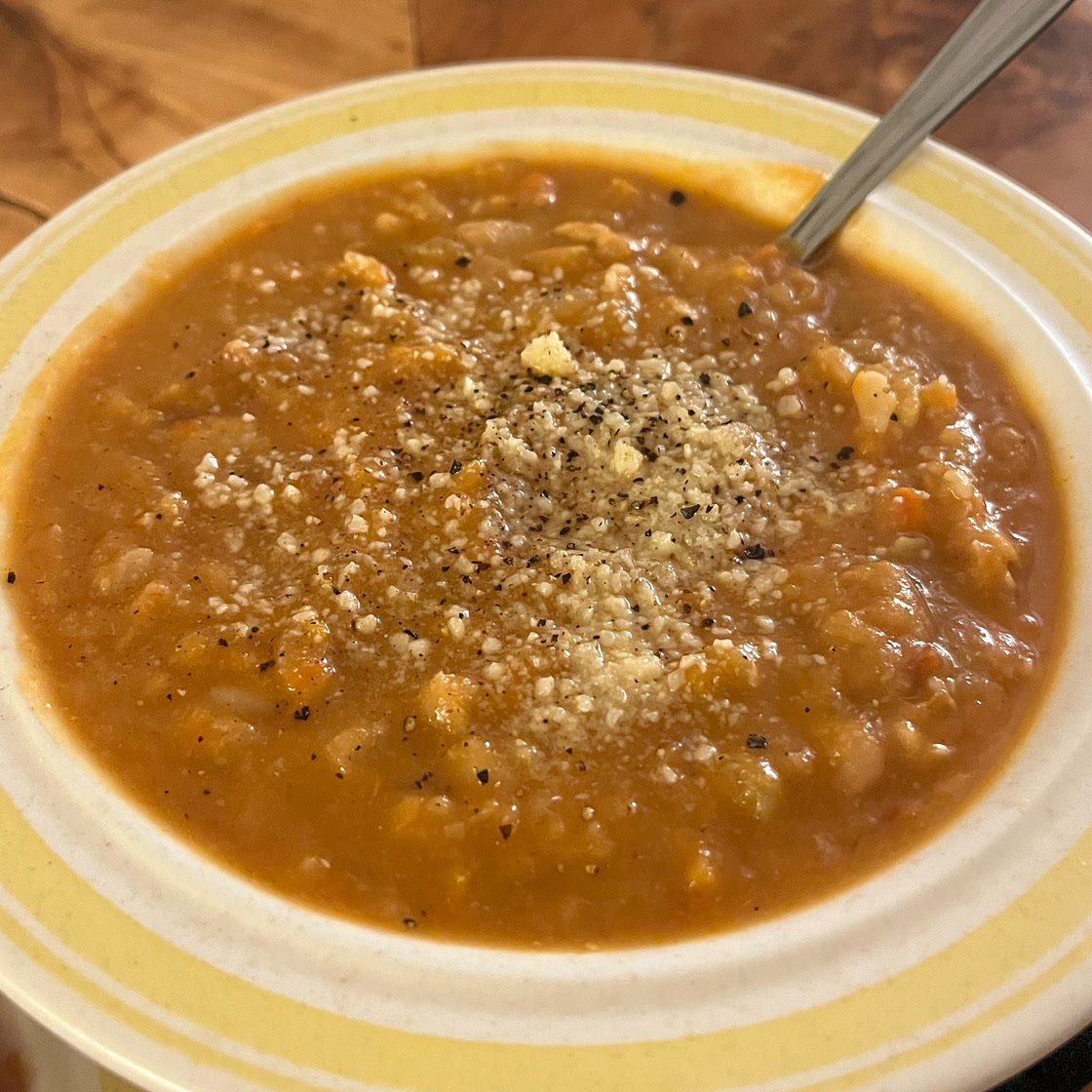Homemade Bean and Bacon Soup