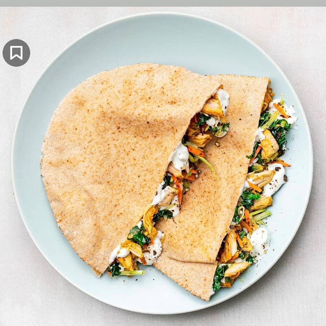 Chicken Shawarma Pitas
