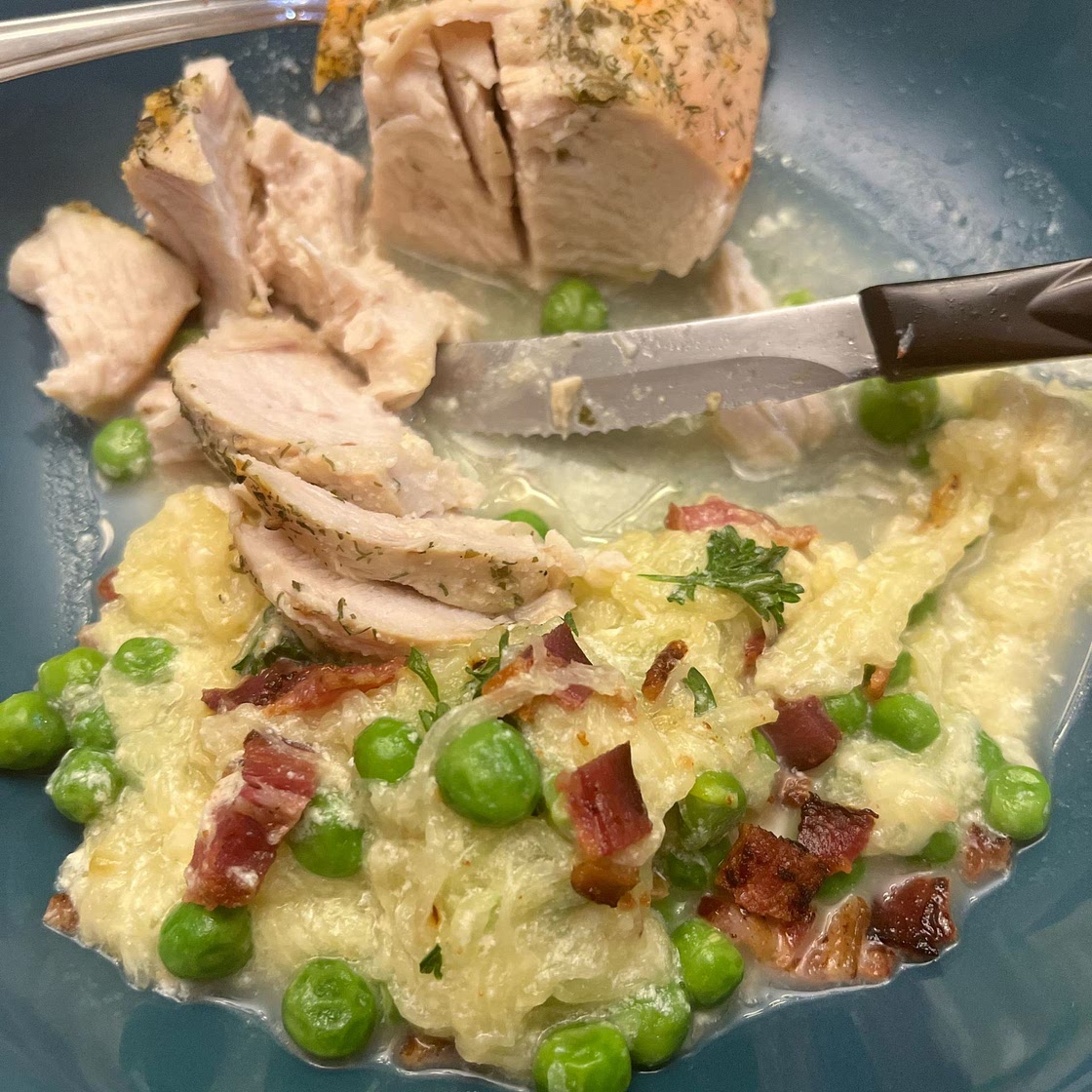 Low Carb Spaghetti Squash Carbonara Recipe