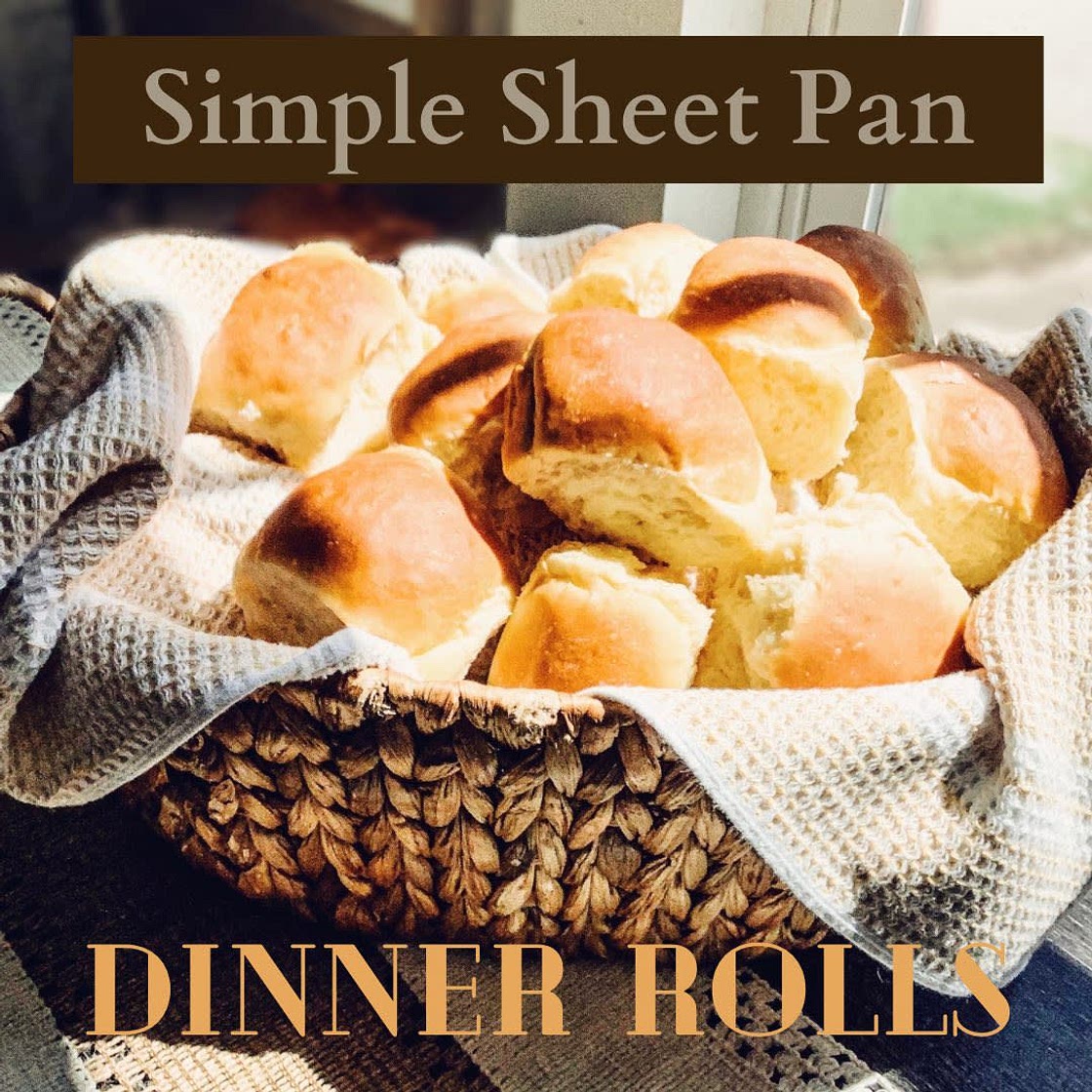 Simple & Soft Sheet Pan Dinner Rolls