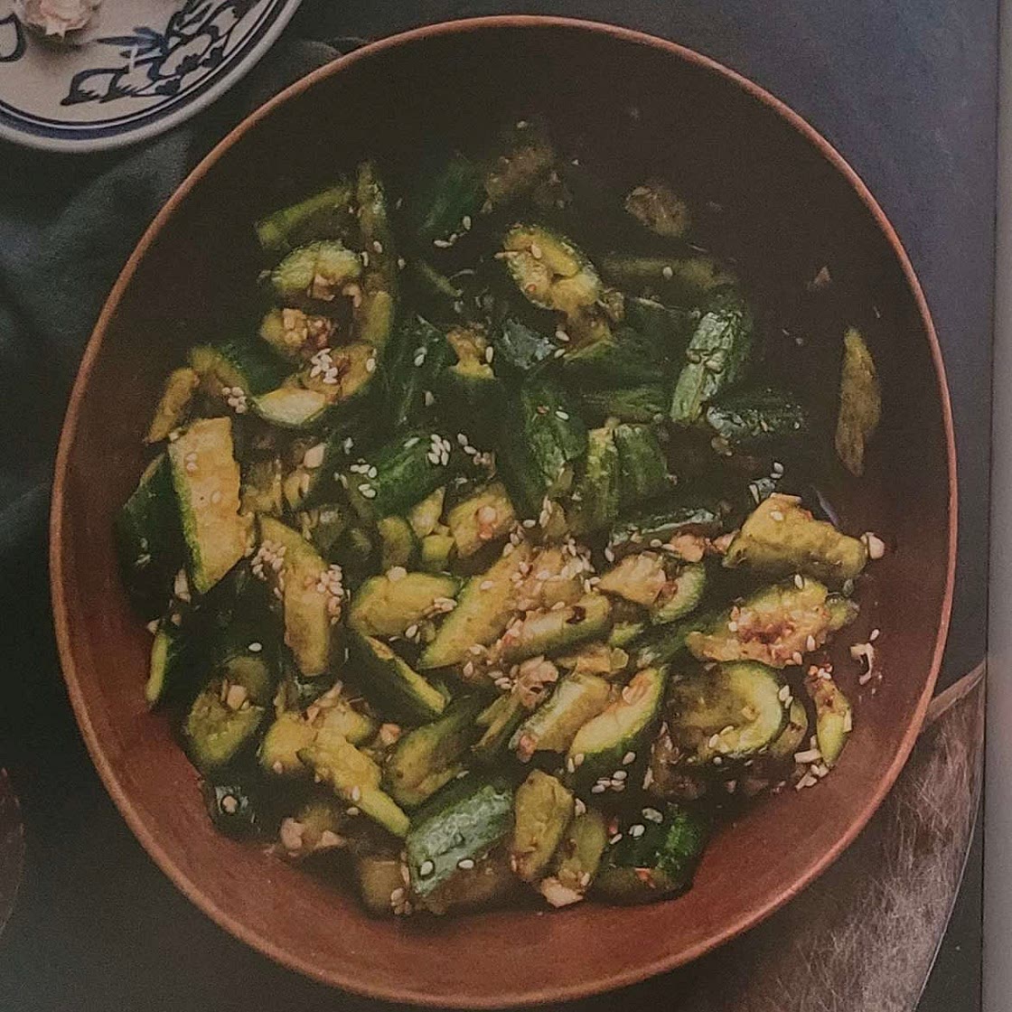 Smashed Cucumber Salad