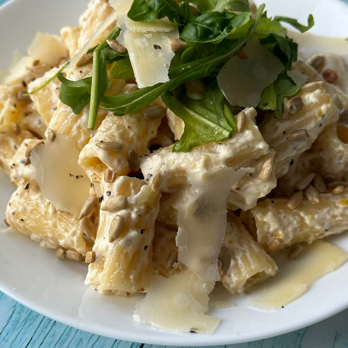Creamy  Lemon Ricotta Pasta 
