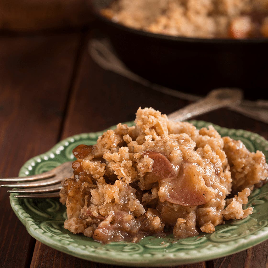 Gluten Free Apple Peach Crumble