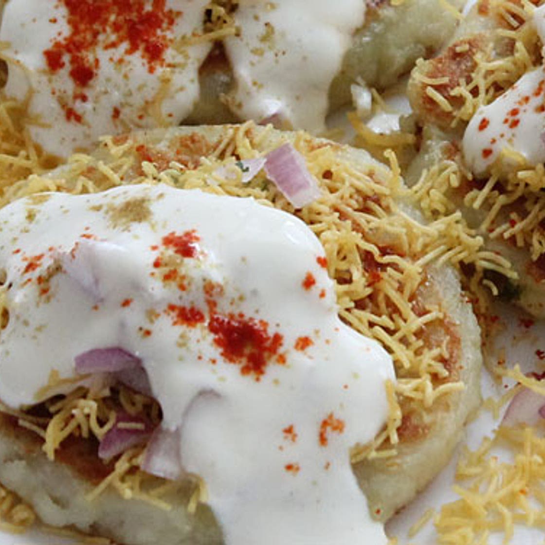 Aloo Tikki Chaat Recipe