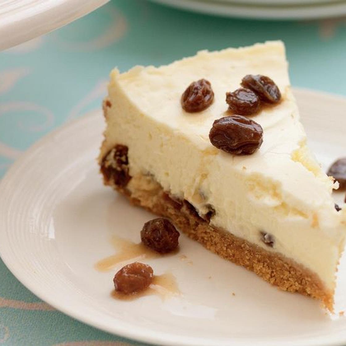 Rum and Raisin Baked Cheesecake