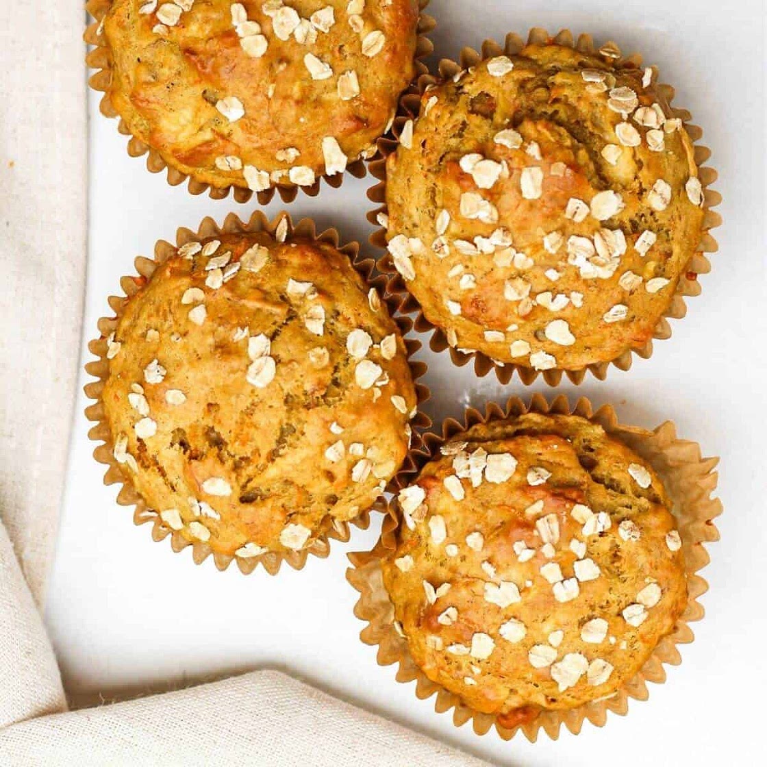 Best Apple Banana Carrot Muffins