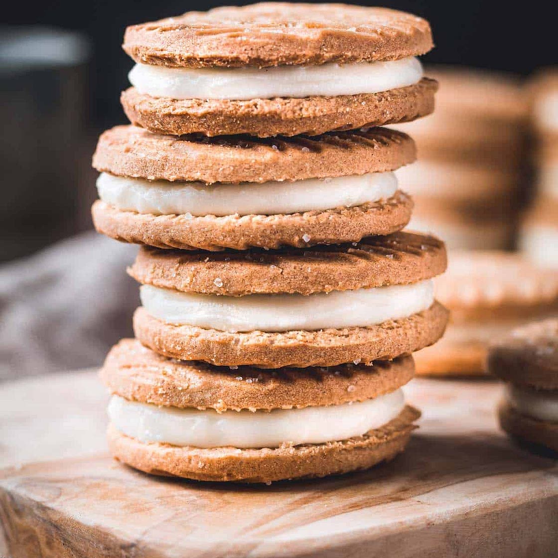Homemade Biscoff Sandwich Cookies