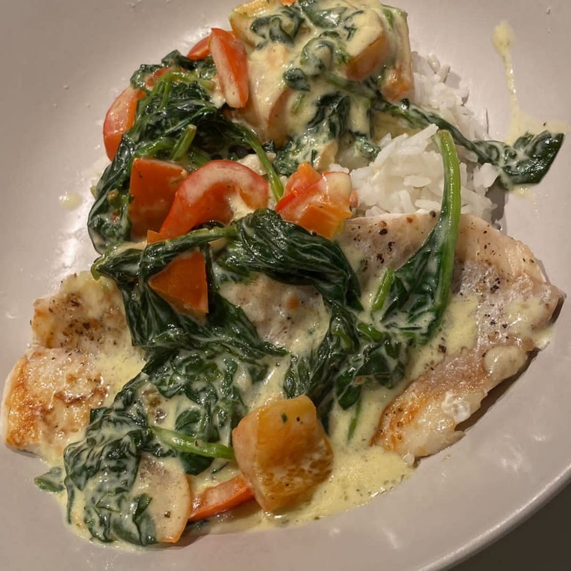 Fish Florentine