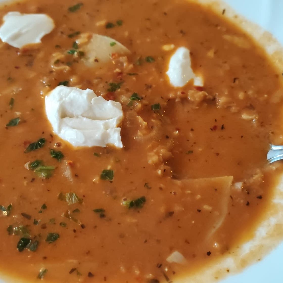 Vegan Lasagna Soup