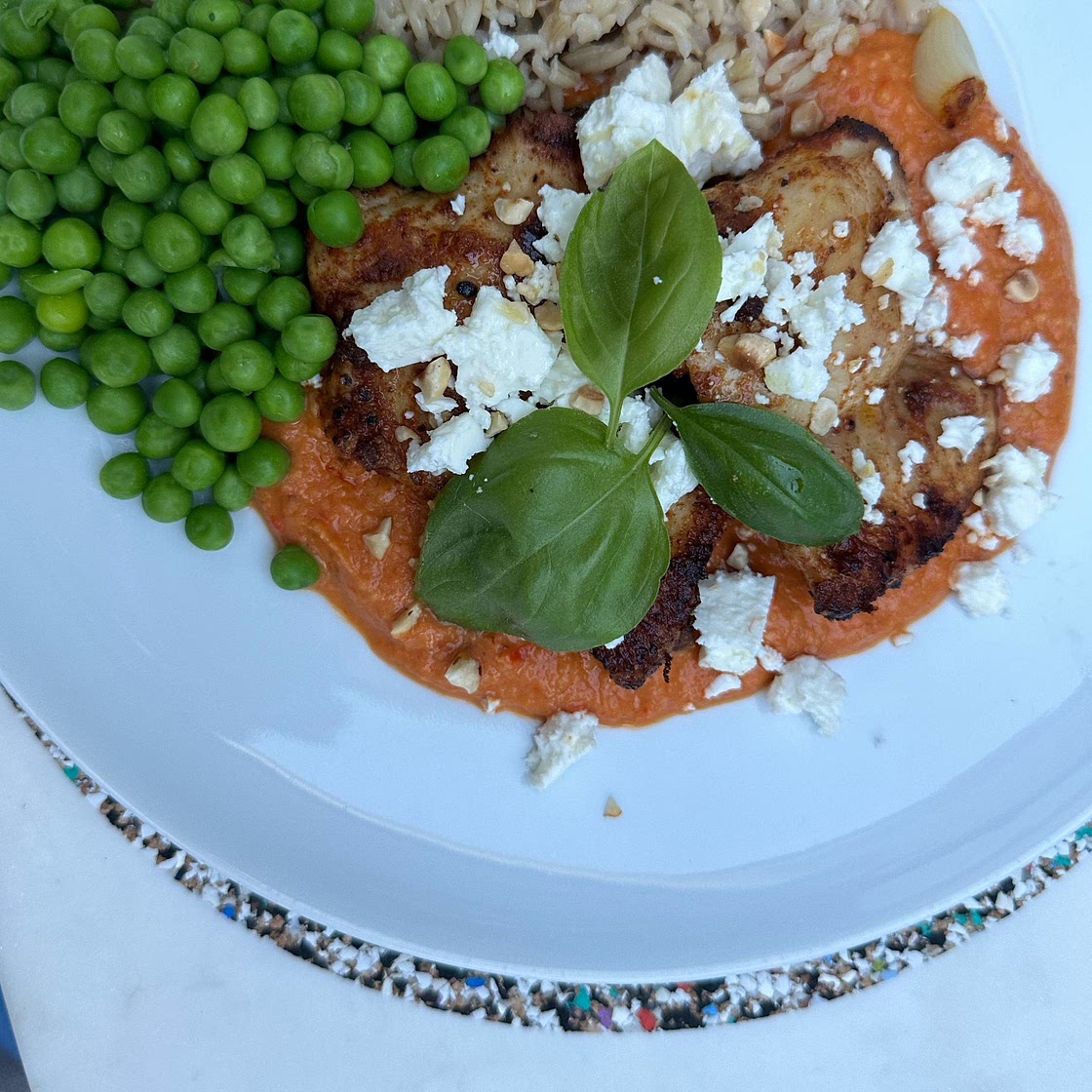 Smokey Romesco and chicken