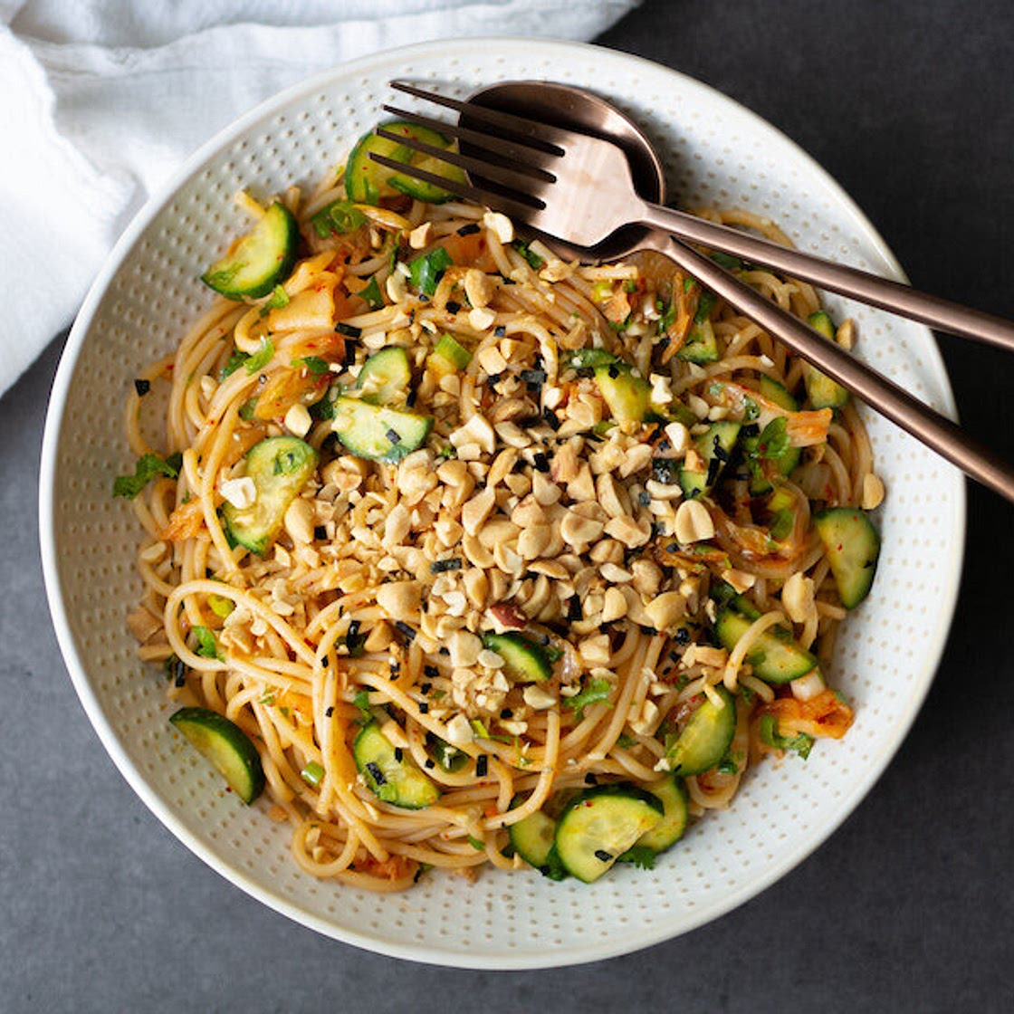 Kimchi Noodle Salad Recipe — Registered Dietitian Columbia SC - 