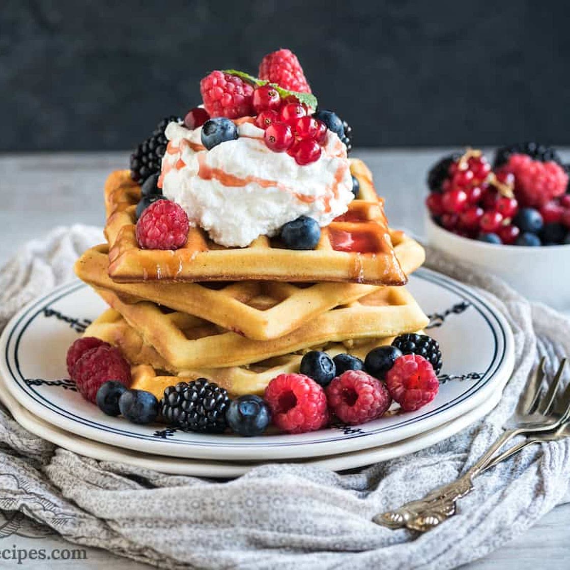 Sourdough Discard Waffles