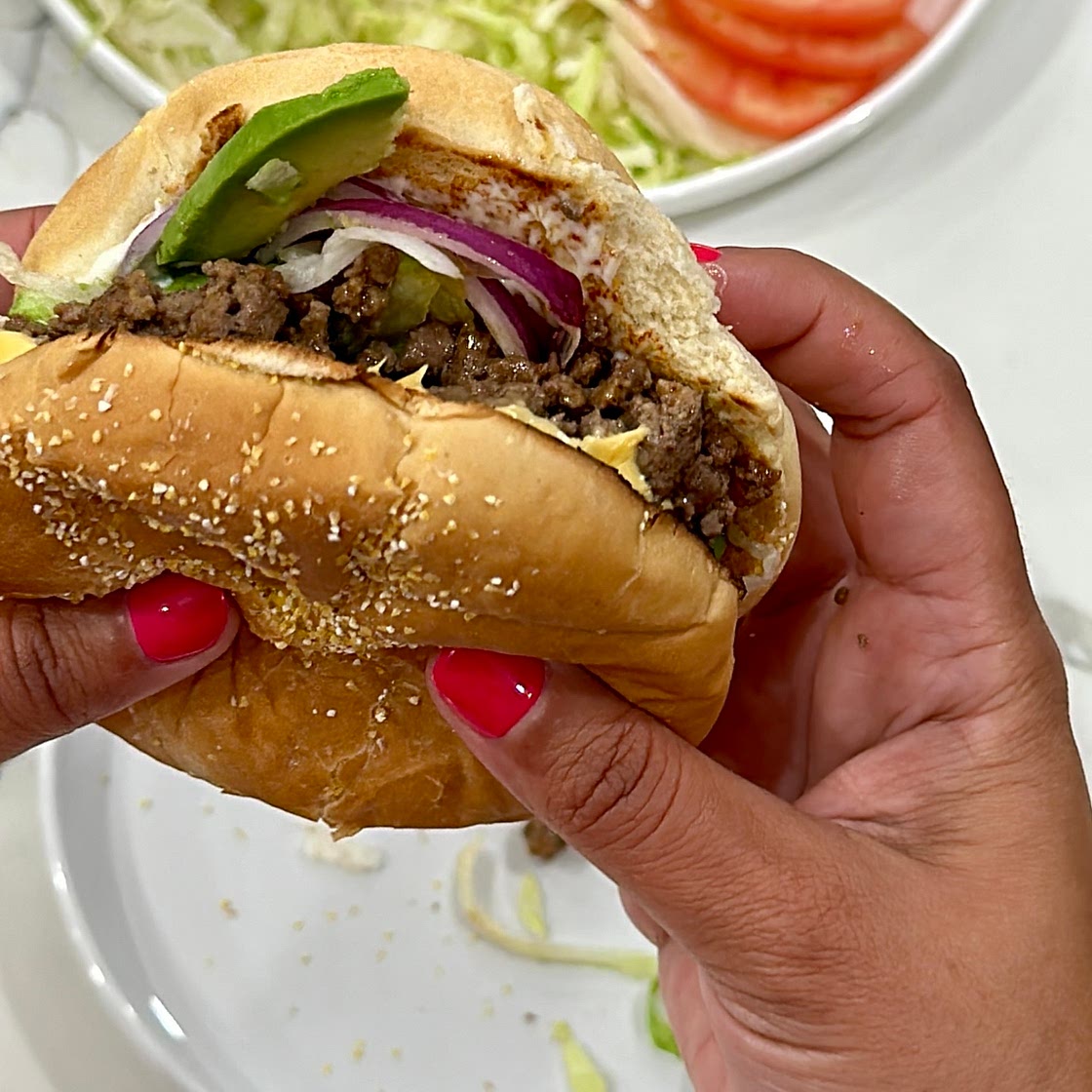 Sloppy burgers