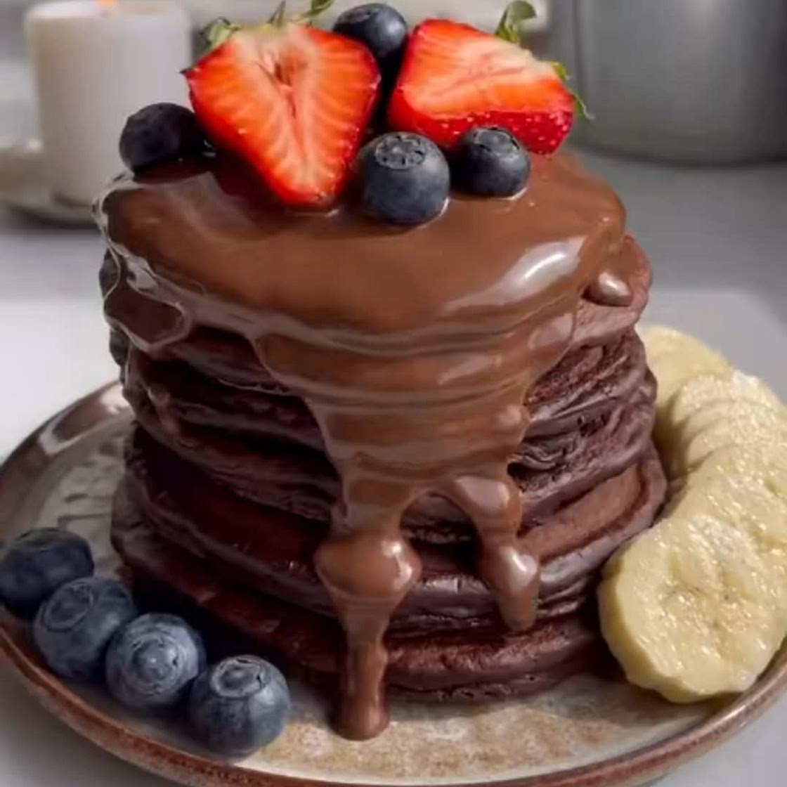 Brownie pancakes