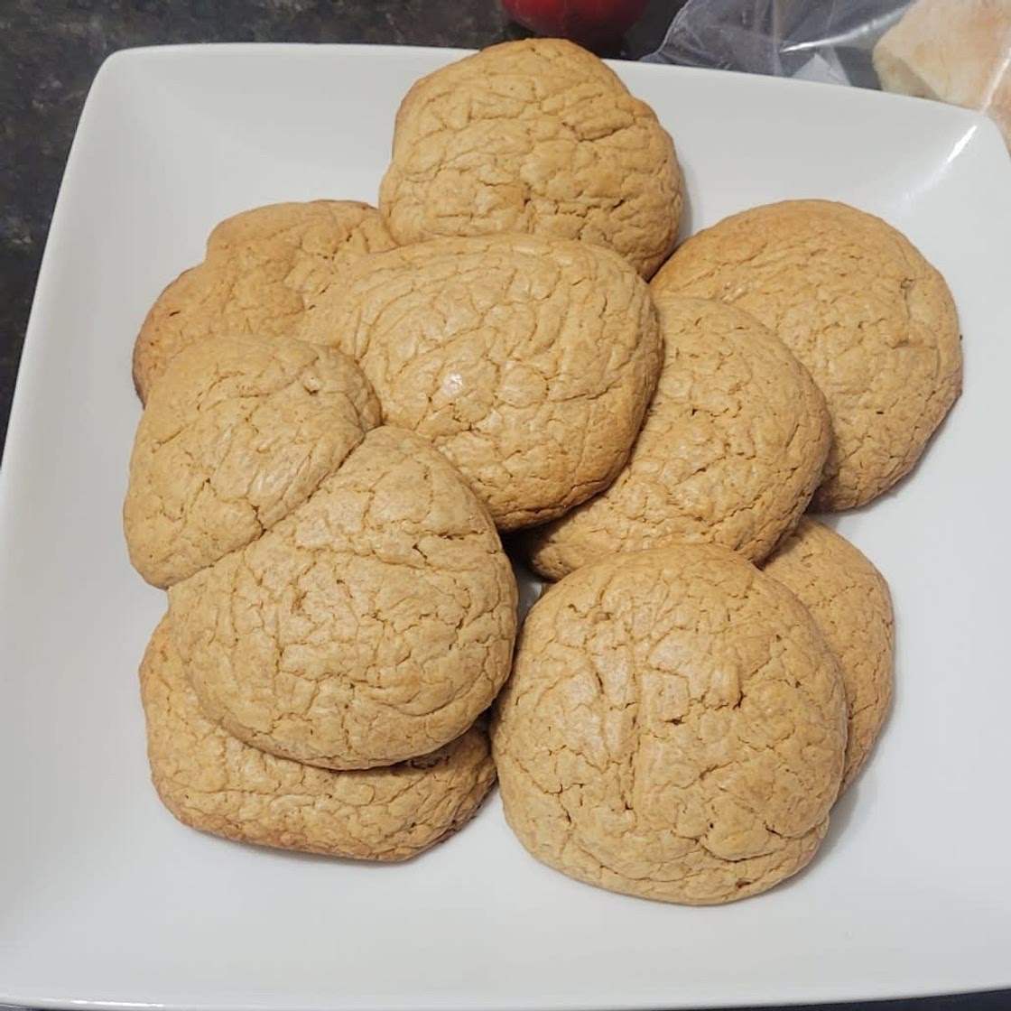 3-Ingredients Peanut Butter Cookies