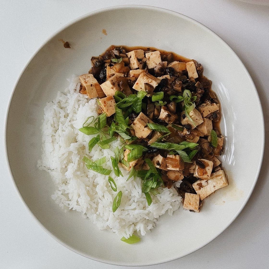 Vegetarian Simple Mapo Tofu