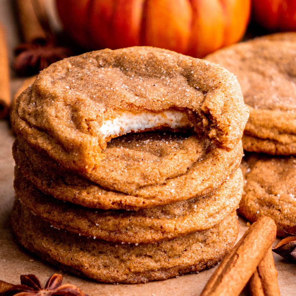 Pumpkin Cheesecake Cookies
